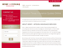 Tablet Screenshot of henryintegra.com